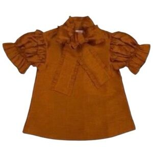 Elizabeth Wilson Josephine Top in Chocolate Size Small 📦